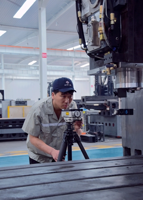 6、激光檢測調精度